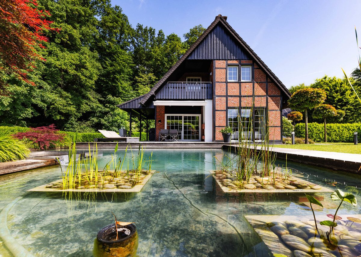 Immobilienangebot - Münster - Wohnen & Gewerbe - Exklusives Einfamilienhaus auf idyllischem Anwesen!
