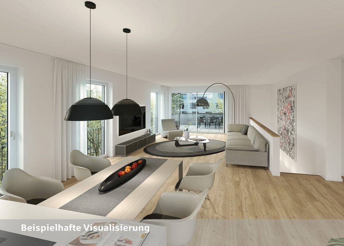 Wohn- und Essbereich Immobilienangebot - Münster - Wohnen & Gewerbe - Wohnen im Herzen von Münster –
stilvoll, modern, zentral.