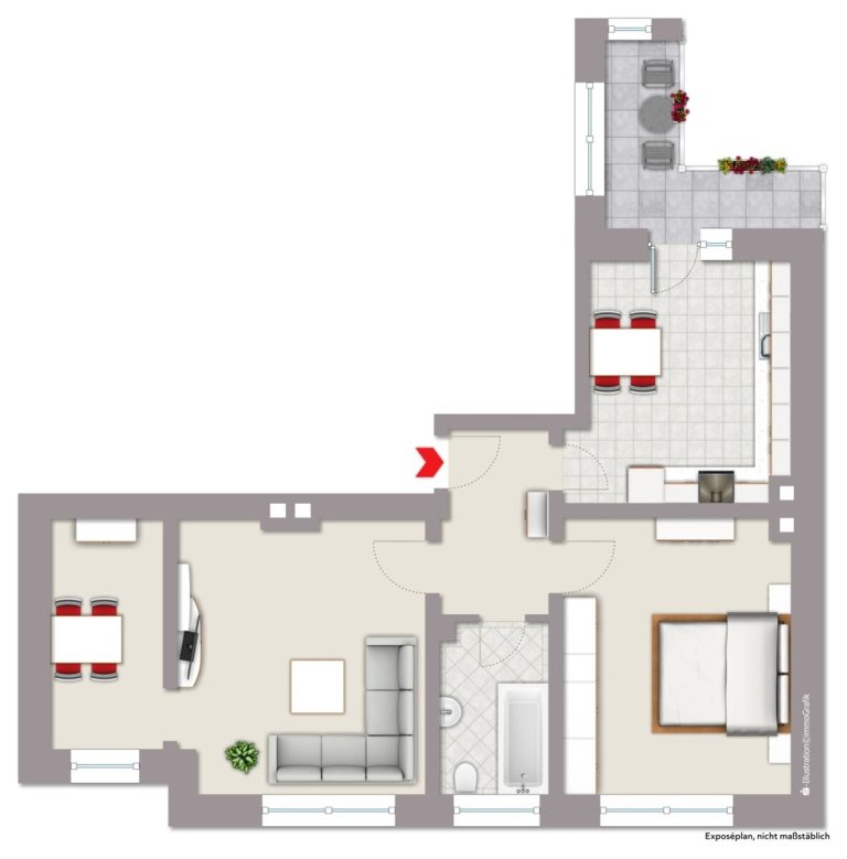 Immobilienangebot - Münster - Wohnen & Gewerbe - Altbauflair neu erleben im Kreuzviertel!
