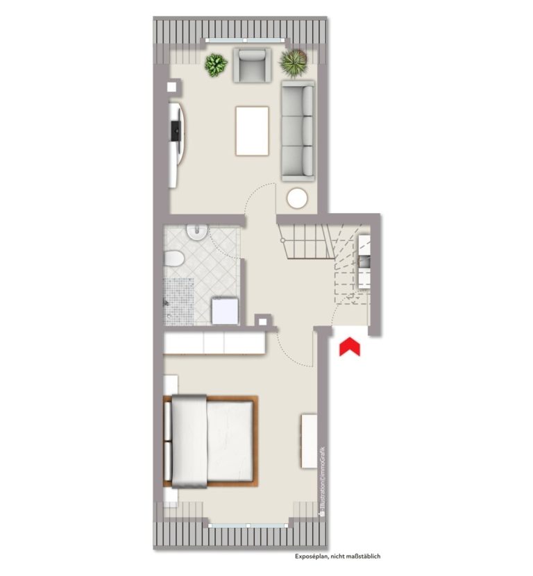 Immobilienangebot - Münster - Wohnen & Gewerbe - Über den Dächern des Kreuzviertels!