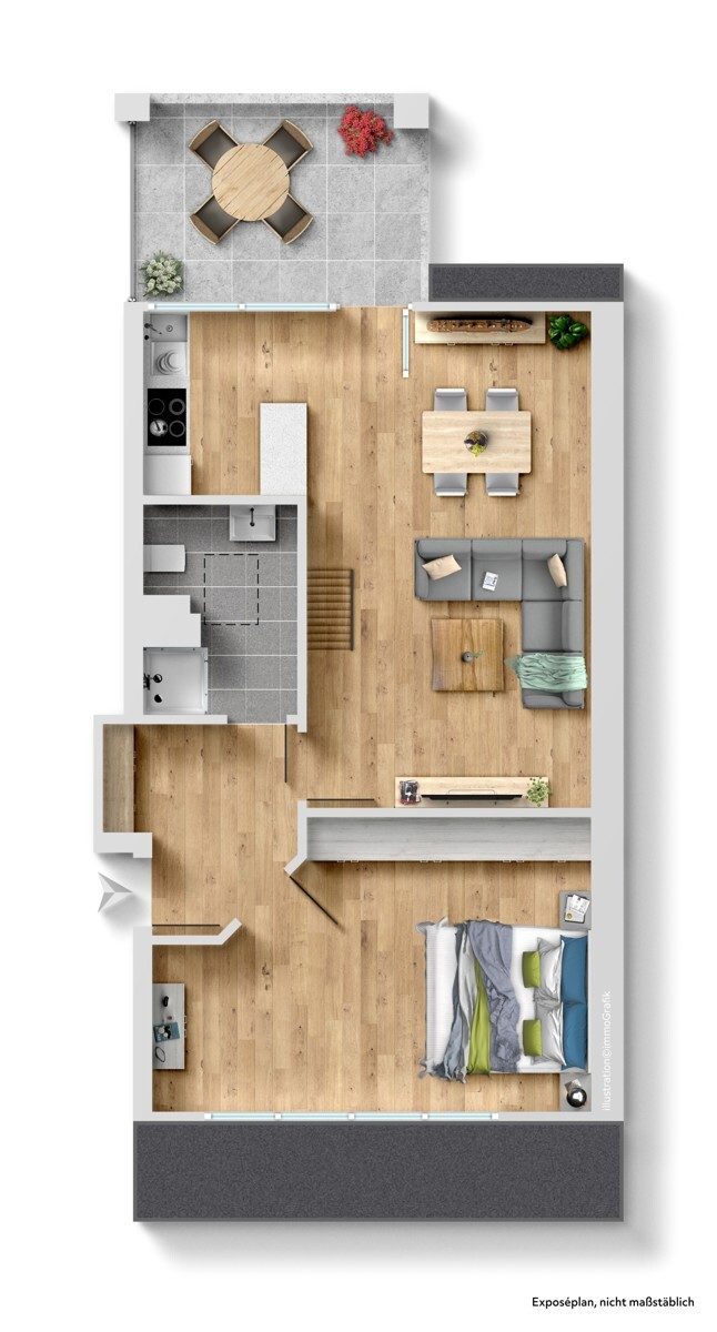 Immobilienangebot - Münster - Wohnen & Gewerbe - Über den Dächern des Kreuzviertels!