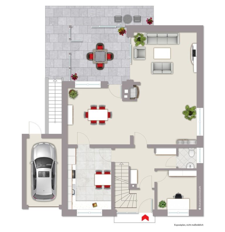Immobilienangebot - Münster - Wohnen & Gewerbe - Familienfreundlich und großzügig – Ihr neues Raumwunder (Erbbaurecht)!