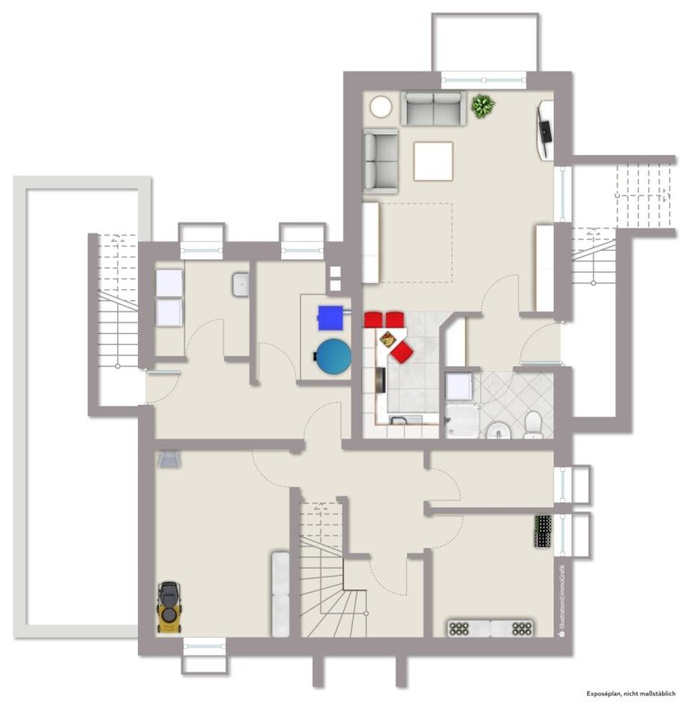 Immobilienangebot - Münster - Wohnen & Gewerbe - Familienfreundlich und großzügig – Ihr neues Raumwunder (Erbbaurecht)!