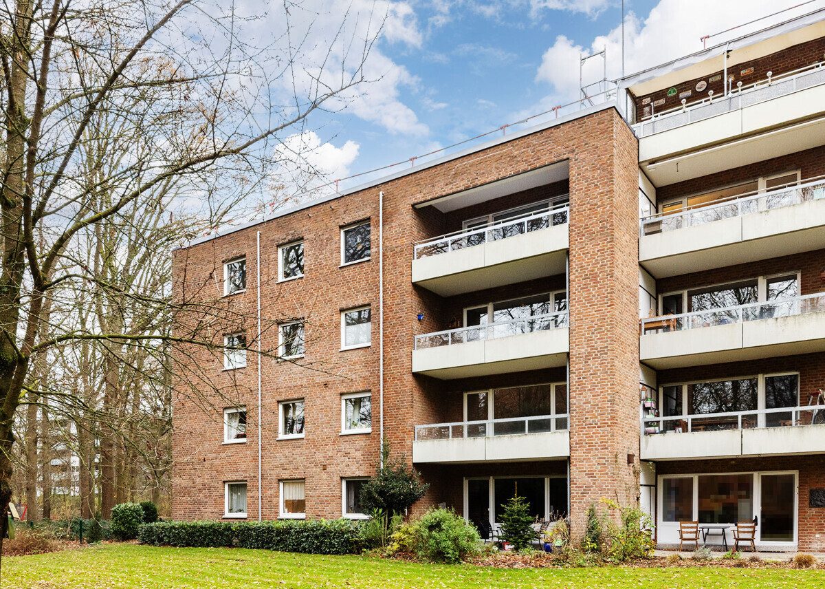 Immobilienangebot - Münster - Wohnen & Gewerbe - Helle Zwei-Zimmer-Wohnung mit Blick ins Grüne!