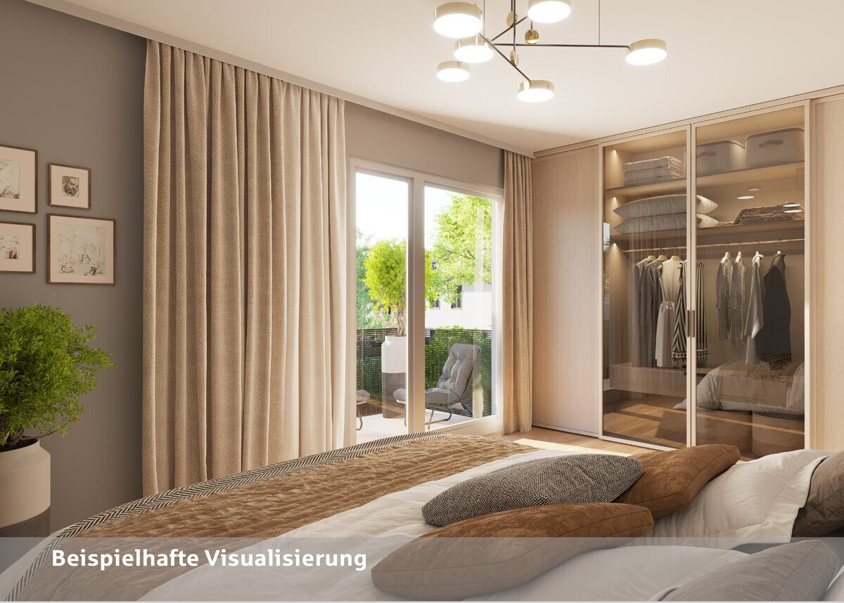 Schlafzimmer Immobilienangebot - Münster - Wohnen & Gewerbe - Stadtleben mit neuen Perspektiven.