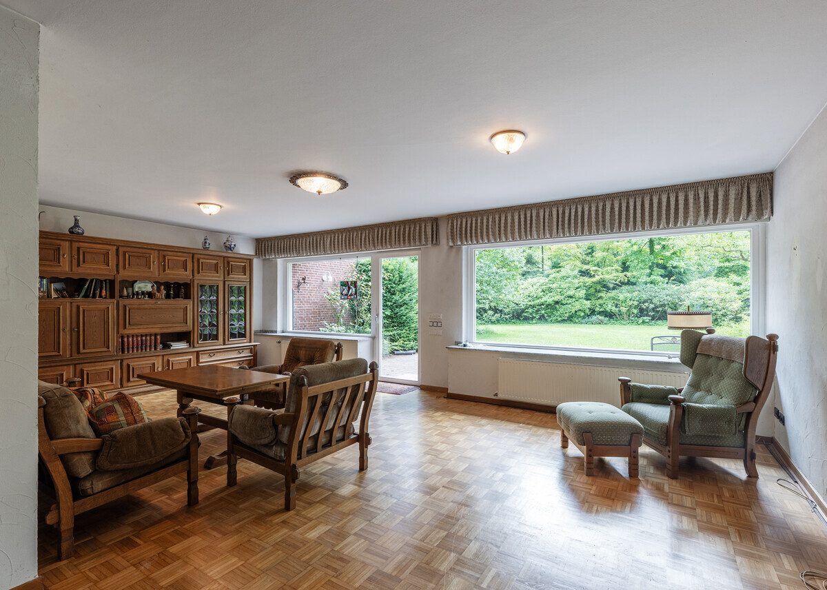 Wohnzimmer Immobilienangebot - Münster - Wohnen & Gewerbe - Einfamilienhaus mit herrenhäuslichem Flair in begehrter Waldrandlage!