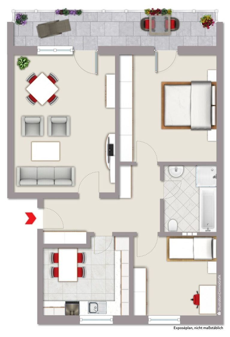 Immobilienangebot - Oelde - Wohnen & Gewerbe - Renoviert und einzugsbereit! (Erbbaurecht)