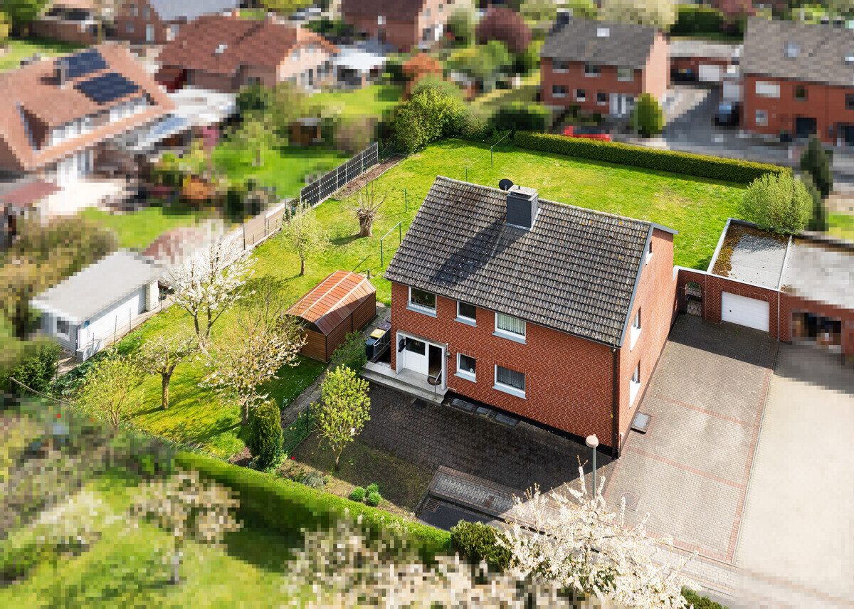 Nord-Westansicht Immobilienangebot - Drensteinfurt / Walstedde - Wohnen & Gewerbe - Großes Haus mit viel Potenzial (Erbbaurecht)!