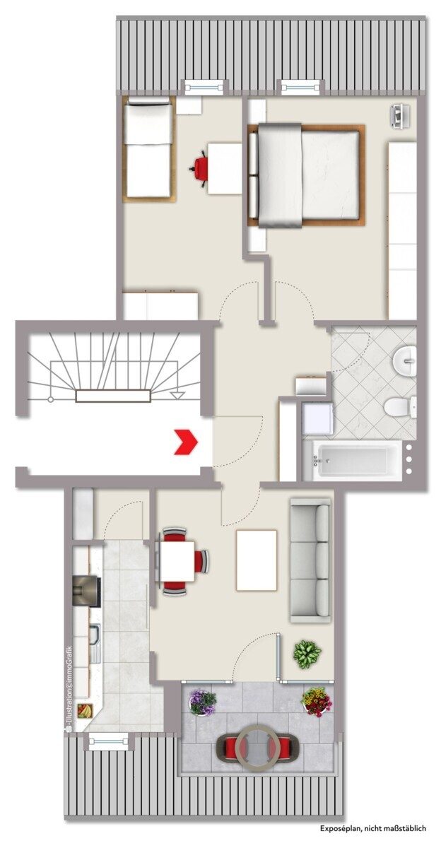 Immobilienangebot - Ahlen - Wohnen & Gewerbe - Gemütliche Kapitalanlage mitten in der Innenstadt!