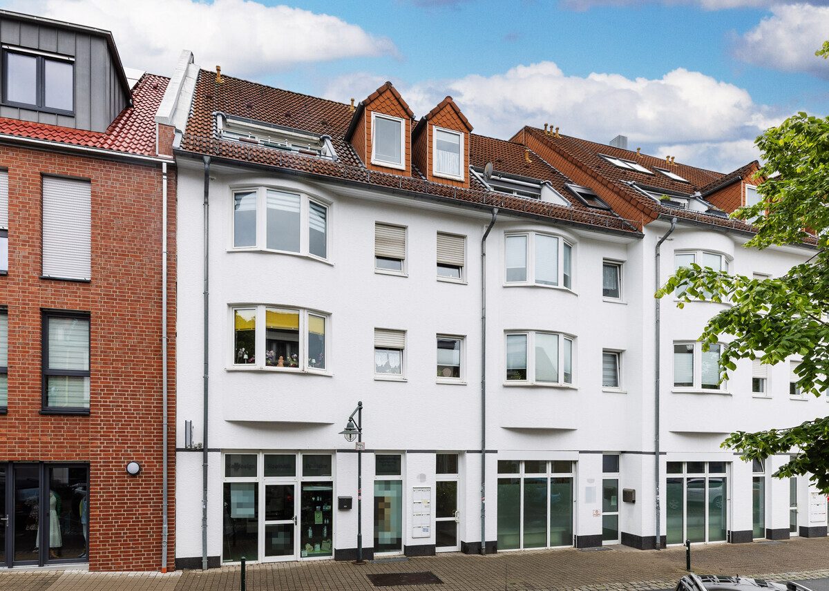 Vorderansicht Immobilienangebot - Ahlen - Wohnen & Gewerbe - Gemütliche Kapitalanlage mitten in der Innenstadt!