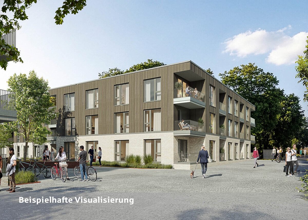 Außenansicht_2 Immobilienangebot - Münster - Wohnen & Gewerbe - Oxford Höfe Münster - Mein Zuhause im Quartier!