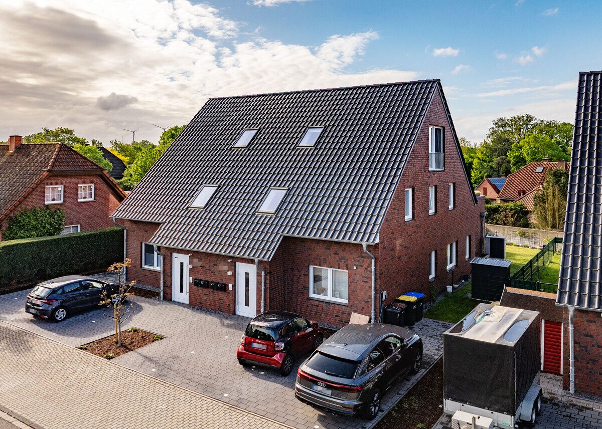 Immobilienangebot - Telgte / Westbevern - Investment - Voll vermietete Kapitalanlage:Zwei neuwertige Doppelhäuser mit insgesamt acht Wohneinheiten!