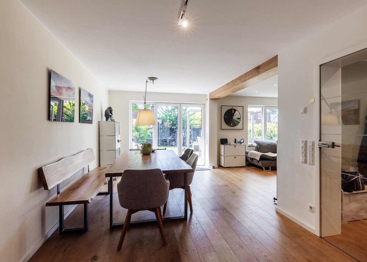Essbereich Immobilienangebot - Münster / Amelsbüren - Wohnen & Gewerbe - Doppelhaushälfte mit vielen Extras in Münster-Amelsbüren! (Erbbaurecht)