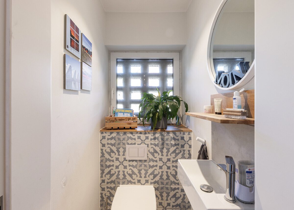 Gäste-WC Immobilienangebot - Münster / Amelsbüren - Wohnen & Gewerbe - Doppelhaushälfte mit vielen Extras in Münster-Amelsbüren! (Erbbaurecht)