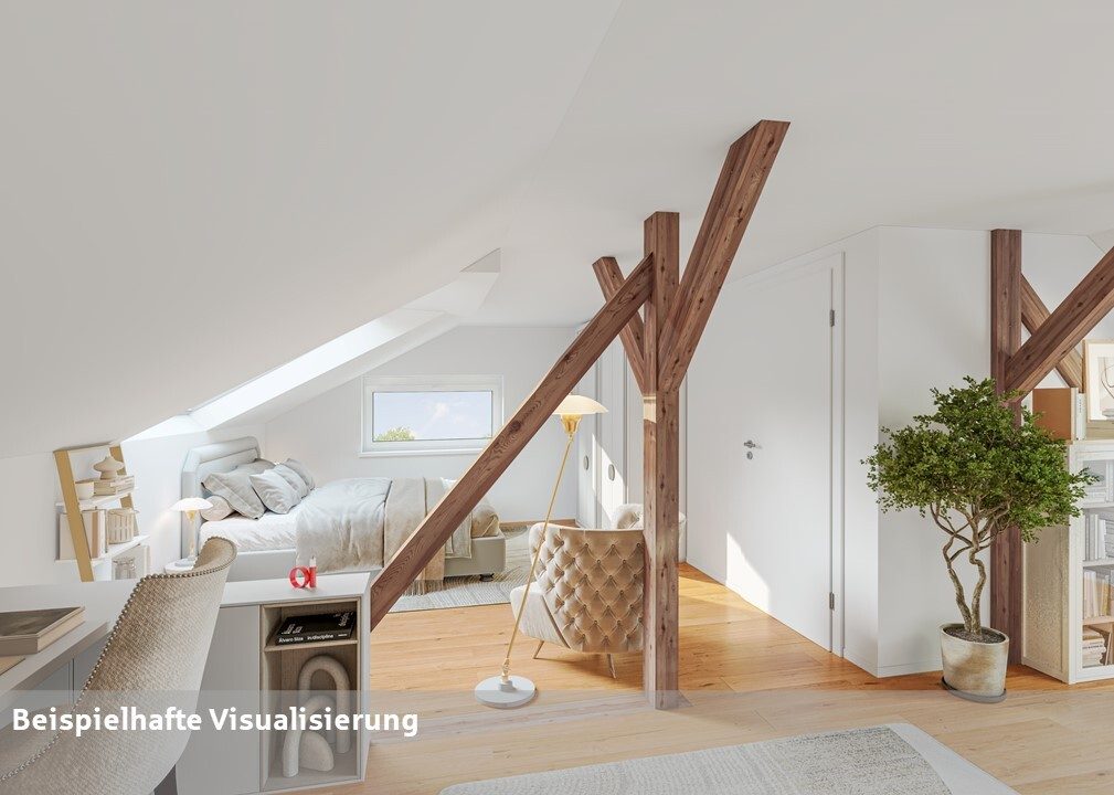 wohnlich ausgebautes DG Immobilienangebot - Münster / Amelsbüren - Wohnen & Gewerbe - Doppelhaushälfte mit vielen Extras in Münster-Amelsbüren! (Erbbaurecht)