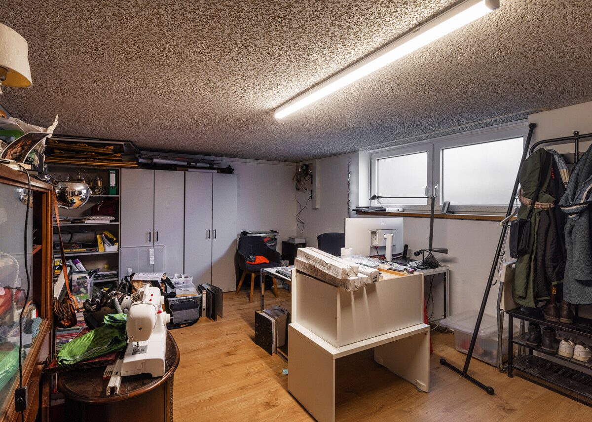 Nutzfläche im Keller Immobilienangebot - Münster / Amelsbüren - Wohnen & Gewerbe - Doppelhaushälfte mit vielen Extras in Münster-Amelsbüren! (Erbbaurecht)