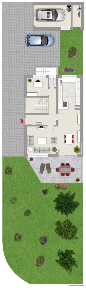Immobilienangebot - Münster / Amelsbüren - Wohnen & Gewerbe - Doppelhaushälfte mit vielen Extras in Münster-Amelsbüren! (Erbbaurecht)