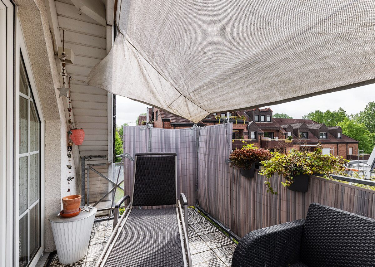 Immobilienangebot - Telgte - Wohnen & Gewerbe - Ideal zum Wohlfühlen - Gepflegte Dachgeschosswohnung in einem 5-Parteienhaus!