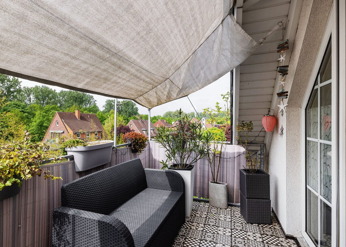 Immobilienangebot - Telgte - Wohnen & Gewerbe - Ideal zum Wohlfühlen - Gepflegte Dachgeschosswohnung in einem 5-Parteienhaus!