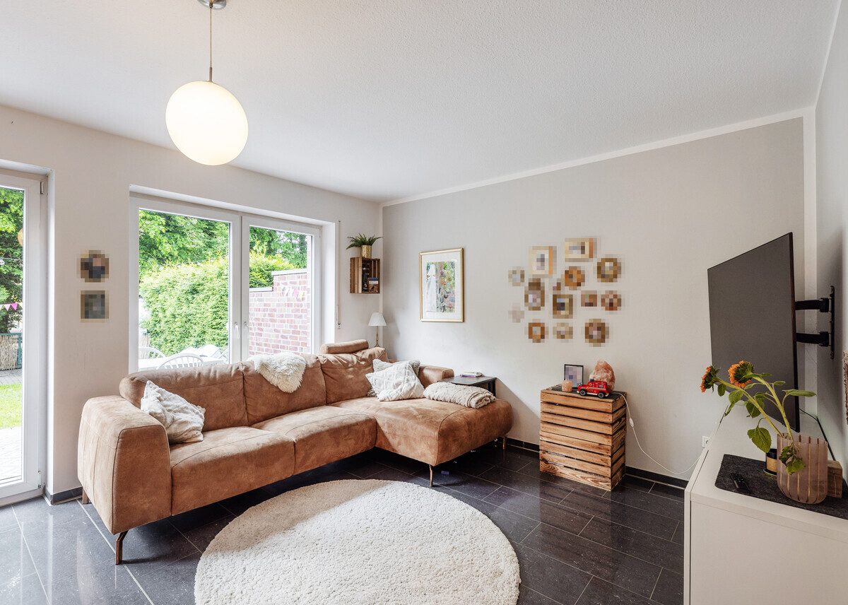 Wohn- und Esszimmer Immobilienangebot - Münster - Wohnen & Gewerbe - Modernes Reihenmittelhaushaus in beliebter Lage von Gievenbeck!