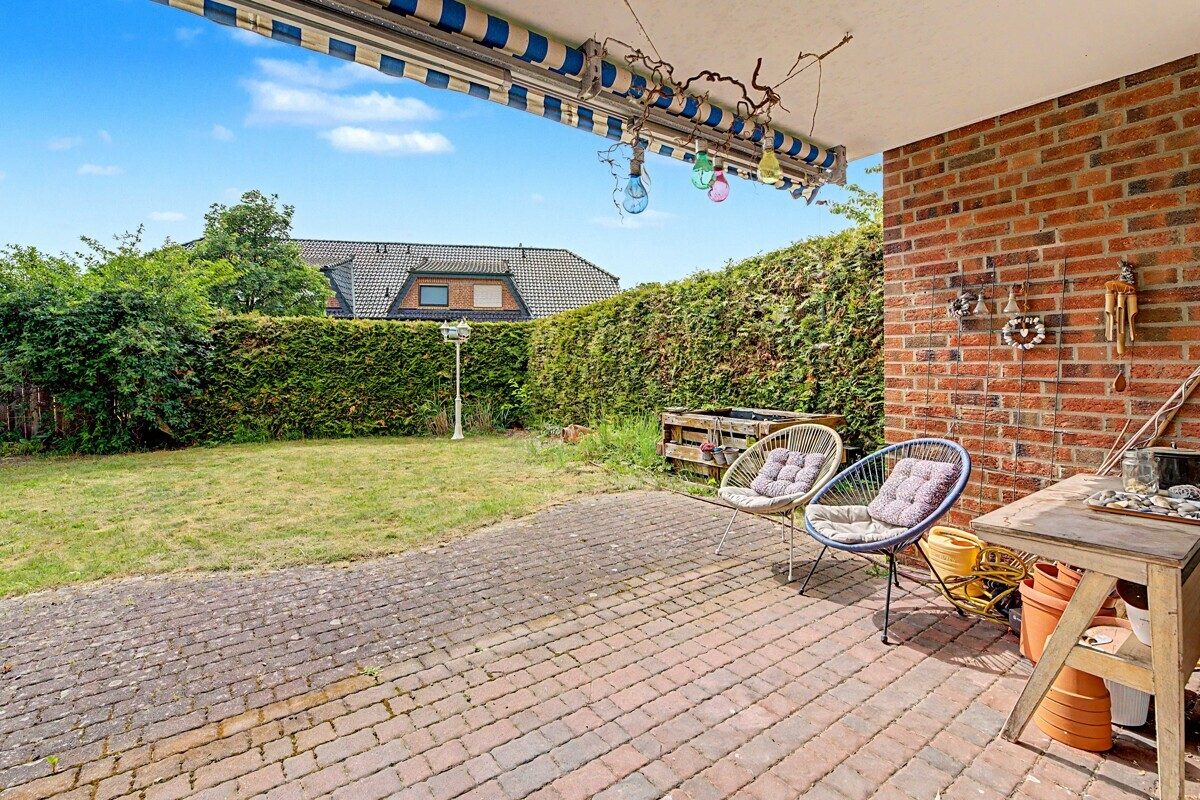 Terrasse Immobilienangebot - Oelde - Wohnen & Gewerbe - Gepflegt und gemütlich - Ihre
neuen vier Wände (Erbbaurecht)!