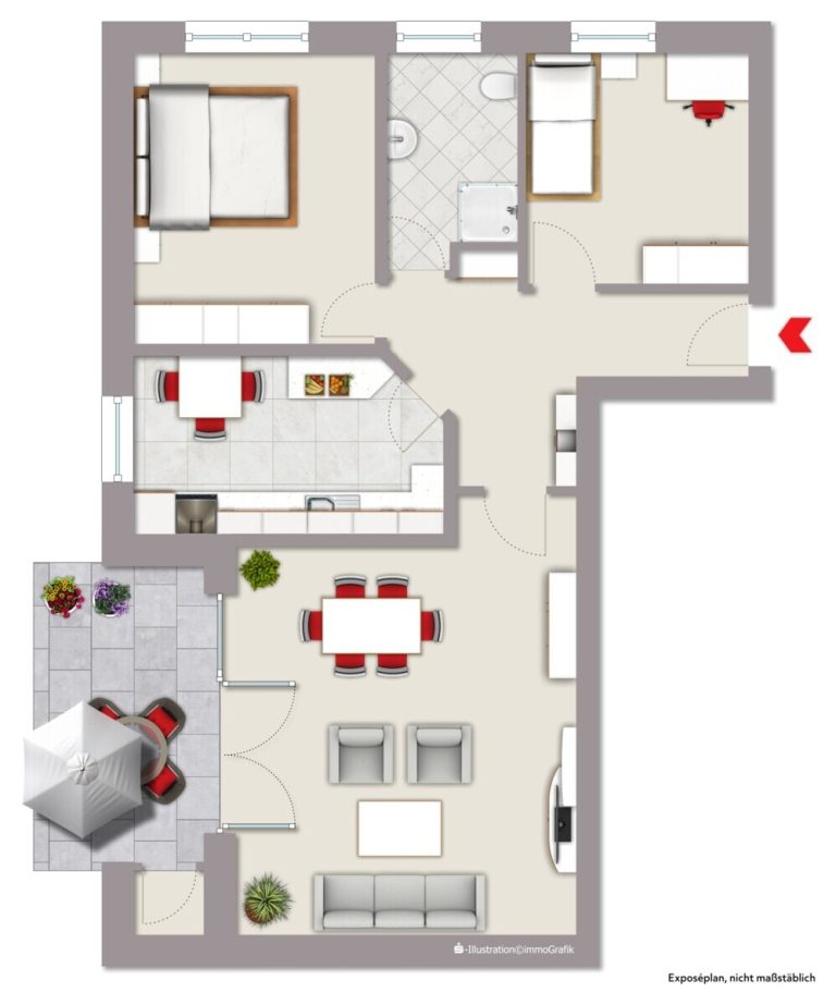 Immobilienangebot - Oelde - Wohnen & Gewerbe - Gepflegt und gemütlich - Ihre 
neuen vier Wände (Erbbaurecht)!
