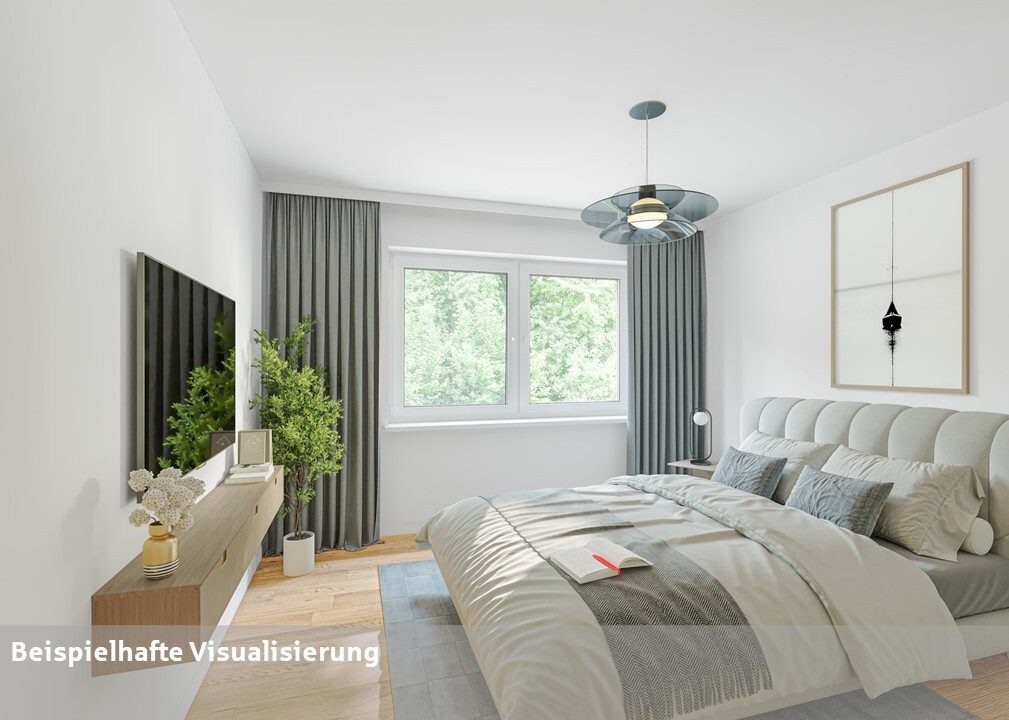 Schlafzimmer Immobilienangebot - Munster - Wohnen & Gewerbe - Erdgeschosswohnung mit eigenem Garten!