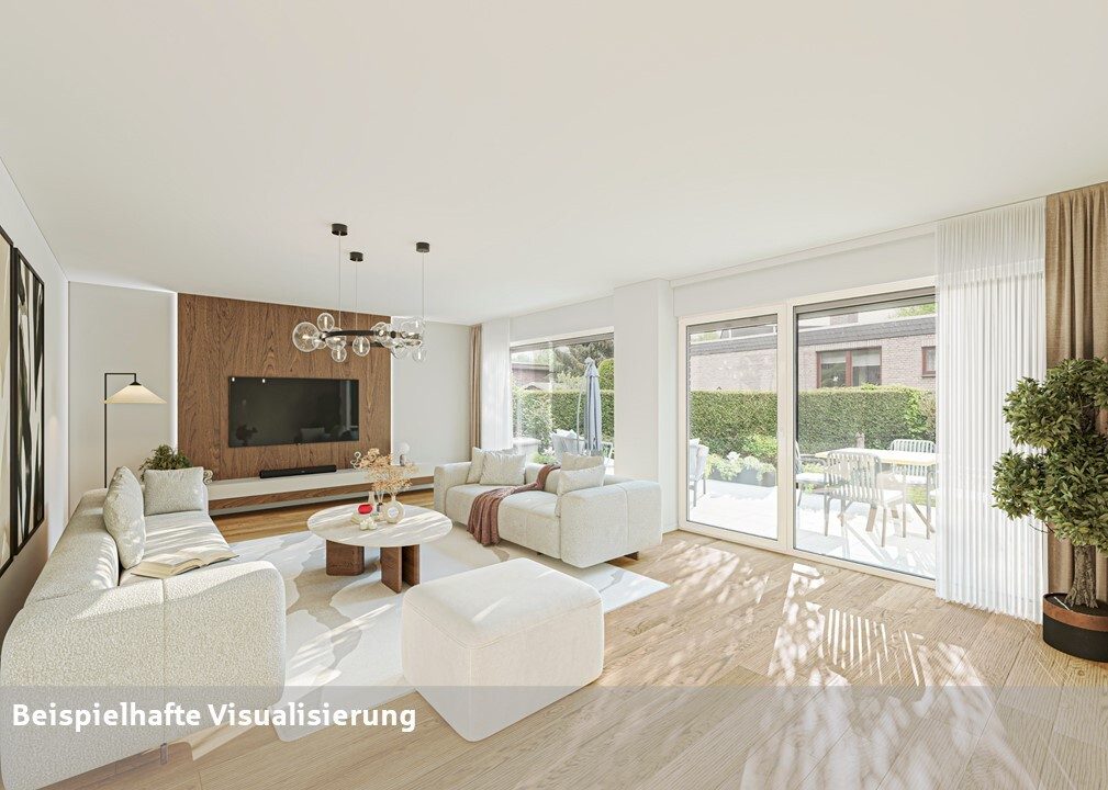 Wohn-und Esszimmer Immobilienangebot - Munster - Wohnen & Gewerbe - Erdgeschosswohnung mit eigenem Garten!