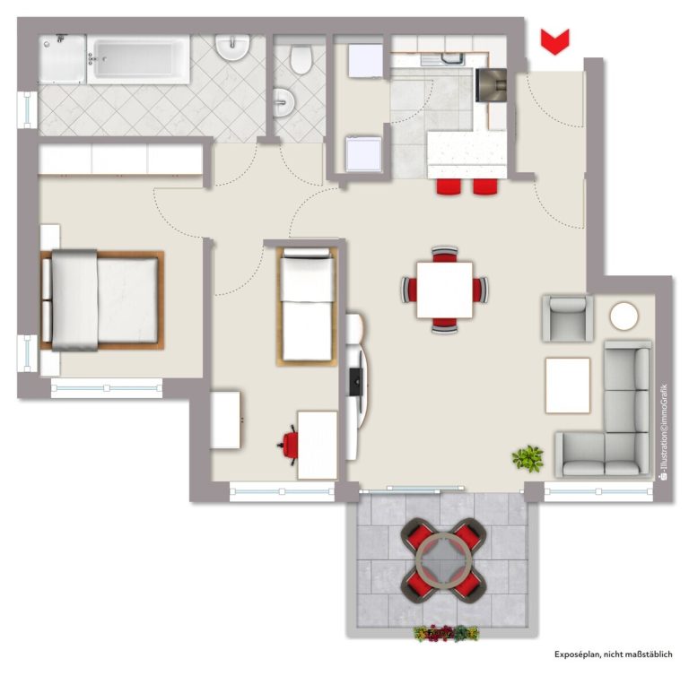Immobilienangebot - Münster / Nord - Wohnen & Gewerbe - Stilvolle Wohnung - direkt am Germania Campus!