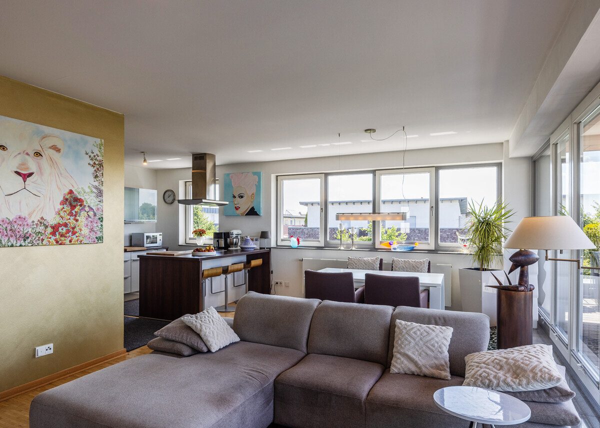 Wohn-/Essbereich Immobilienangebot - Münster - Wohnen & Gewerbe - Ihr Zuhause über den Dächern von Gievenbeck!