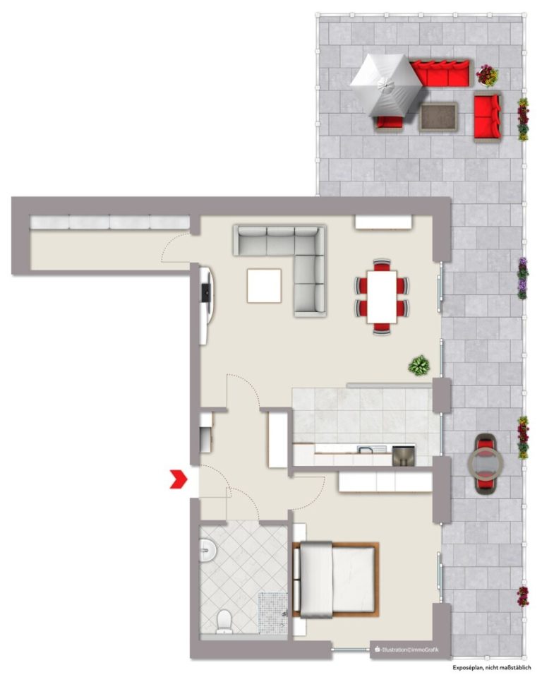 Immobilienangebot - Angelmodde - Wohnen & Gewerbe - Penthouse-Flair über den Dächern von Angelmodde!