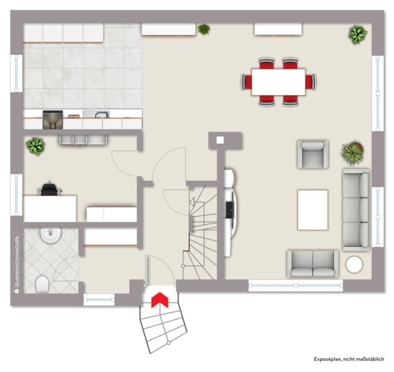 Immobilienangebot - Münster - Wohnen & Gewerbe - Doppelhaushälfte mit großem Grundstück!