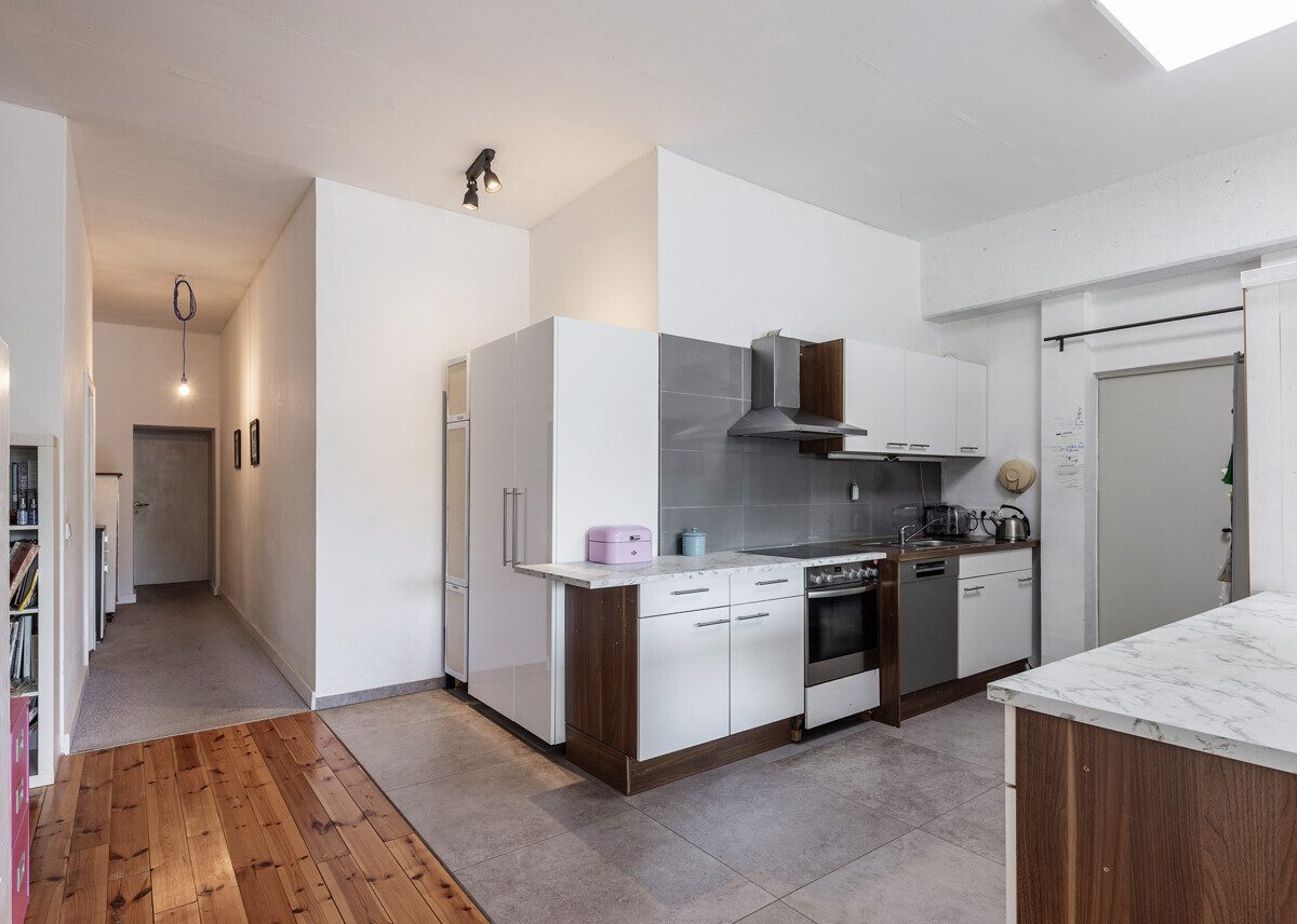 Immobilienangebot - Telgte - Wohnen & Gewerbe - Außergewöhnliche Erdgeschosswohnung mit Werkstatt, Garten und ca. 223 m² Gesamtfläche!