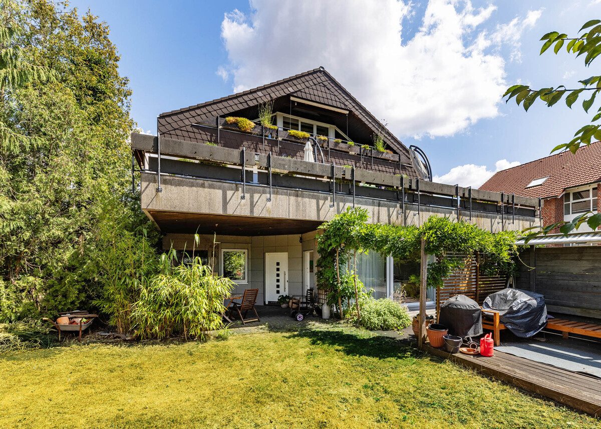 Immobilienangebot - Telgte - Wohnen & Gewerbe - Außergewöhnliche Erdgeschosswohnung mit Werkstatt, Garten und ca. 223 m² Gesamtfläche!