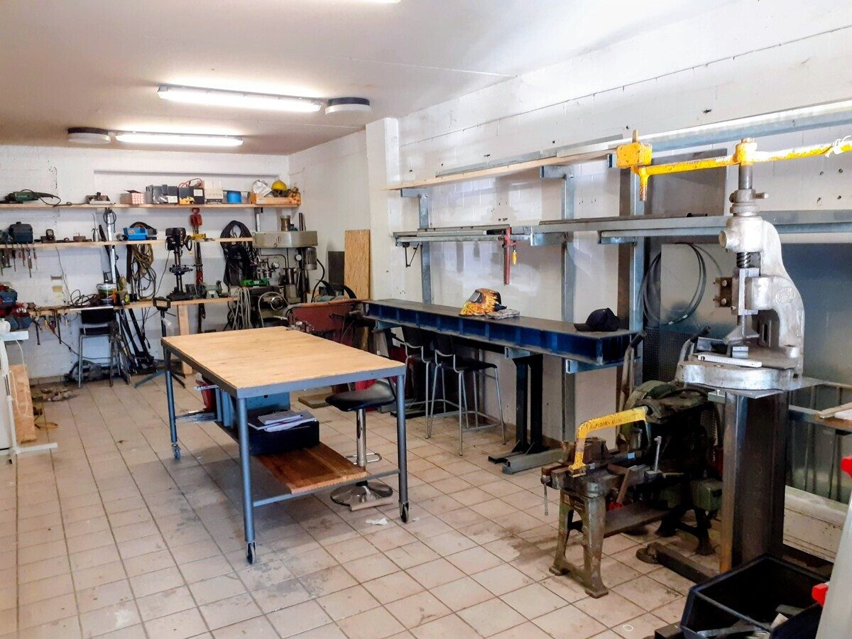 Immobilienangebot - Telgte - Wohnen & Gewerbe - Außergewöhnliche Erdgeschosswohnung mit Werkstatt, Garten und ca. 223 m² Gesamtfläche!