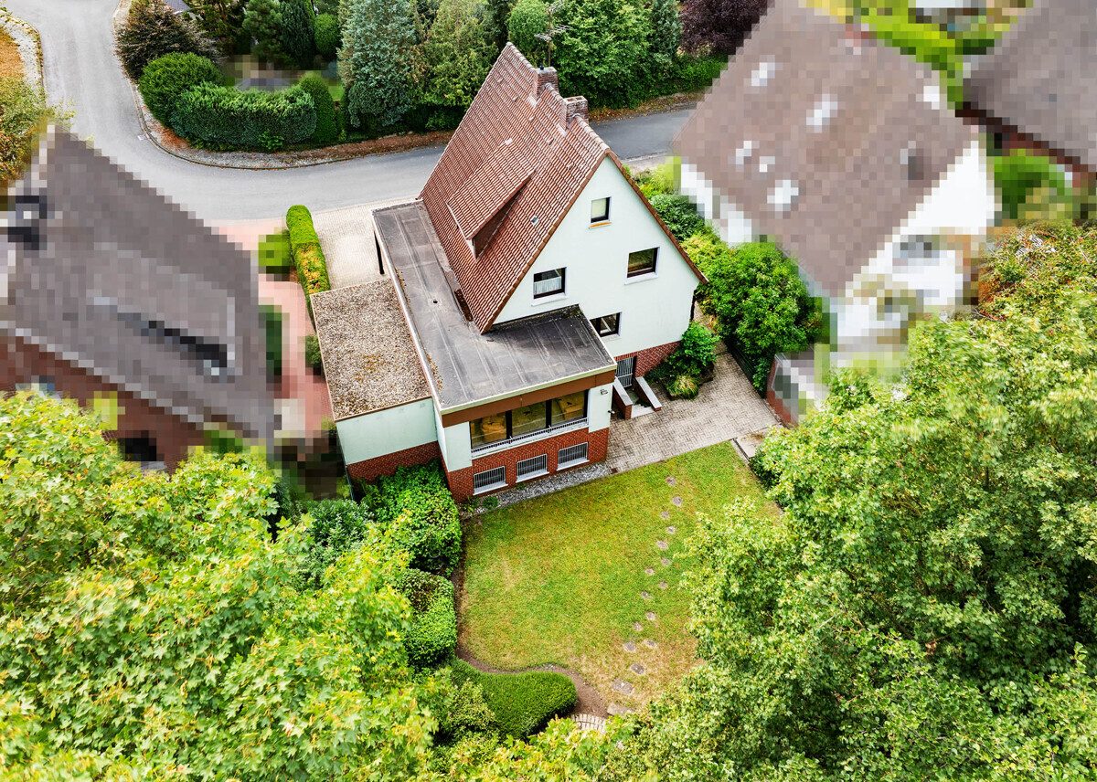 Vogelperspektive Immobilienangebot - Beckum - Wohnen & Gewerbe - Gestalten Sie Ihren neuen Rückzugsort in idyllischer Umgebung!