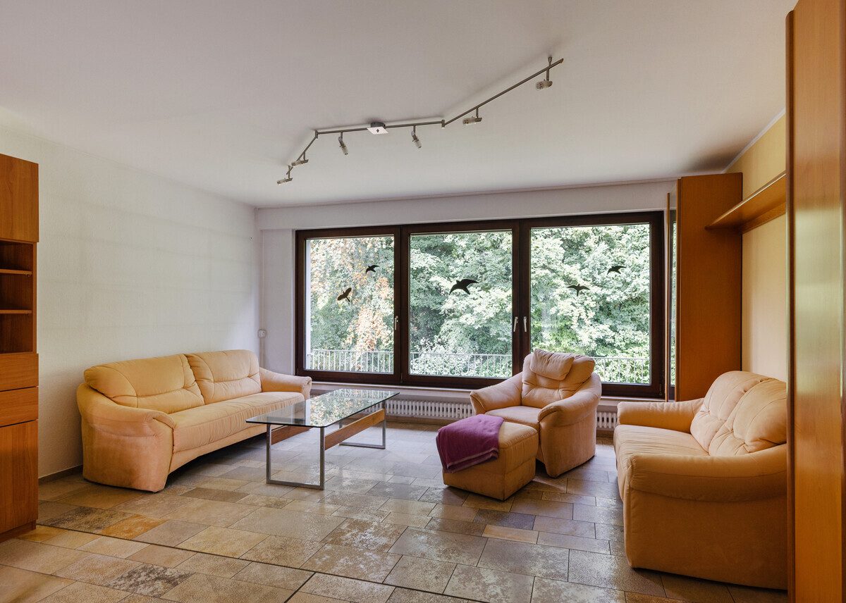 Wohnzimmer Immobilienangebot - Beckum - Wohnen & Gewerbe - Gestalten Sie Ihren neuen Rückzugsort in idyllischer Umgebung!