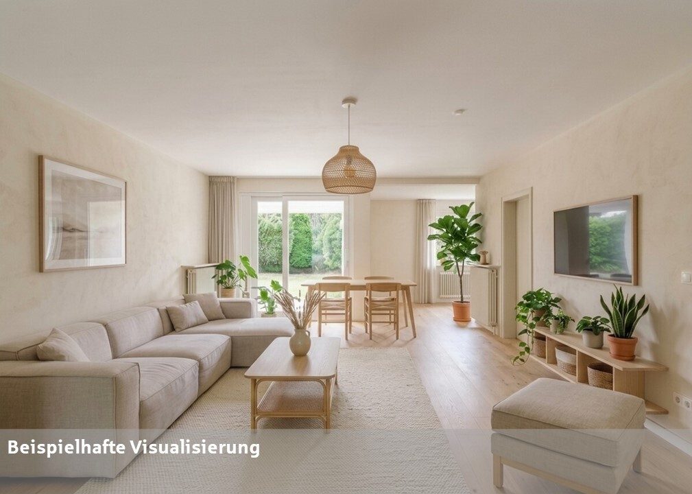 Wohnzimmer Immobilienangebot - Beckum - Wohnen & Gewerbe - Gestalten Sie Ihren neuen Rückzugsort in idyllischer Umgebung!