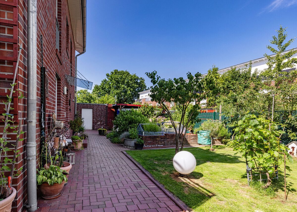 Garten Immobilienangebot - Münster - Wohnen & Gewerbe - Gepflegte Doppelhaushälfte mit viel Platz für Ihren Wohntraum!