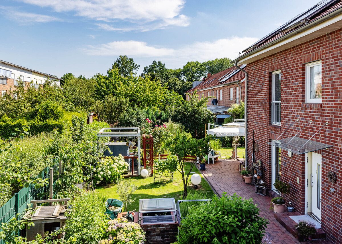 Garten Immobilienangebot - Münster - Wohnen & Gewerbe - Gepflegte Doppelhaushälfte mit viel Platz für Ihren Wohntraum!