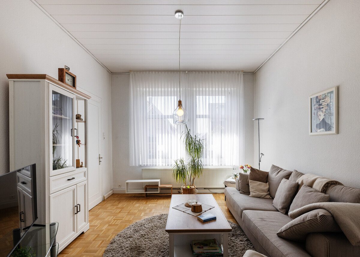 Wohn- und Esszimmer Wohnung OG Immobilienangebot - Münster - Wohnen & Gewerbe - Exklusives Wohnen zwischen
Urbanität und Natur!