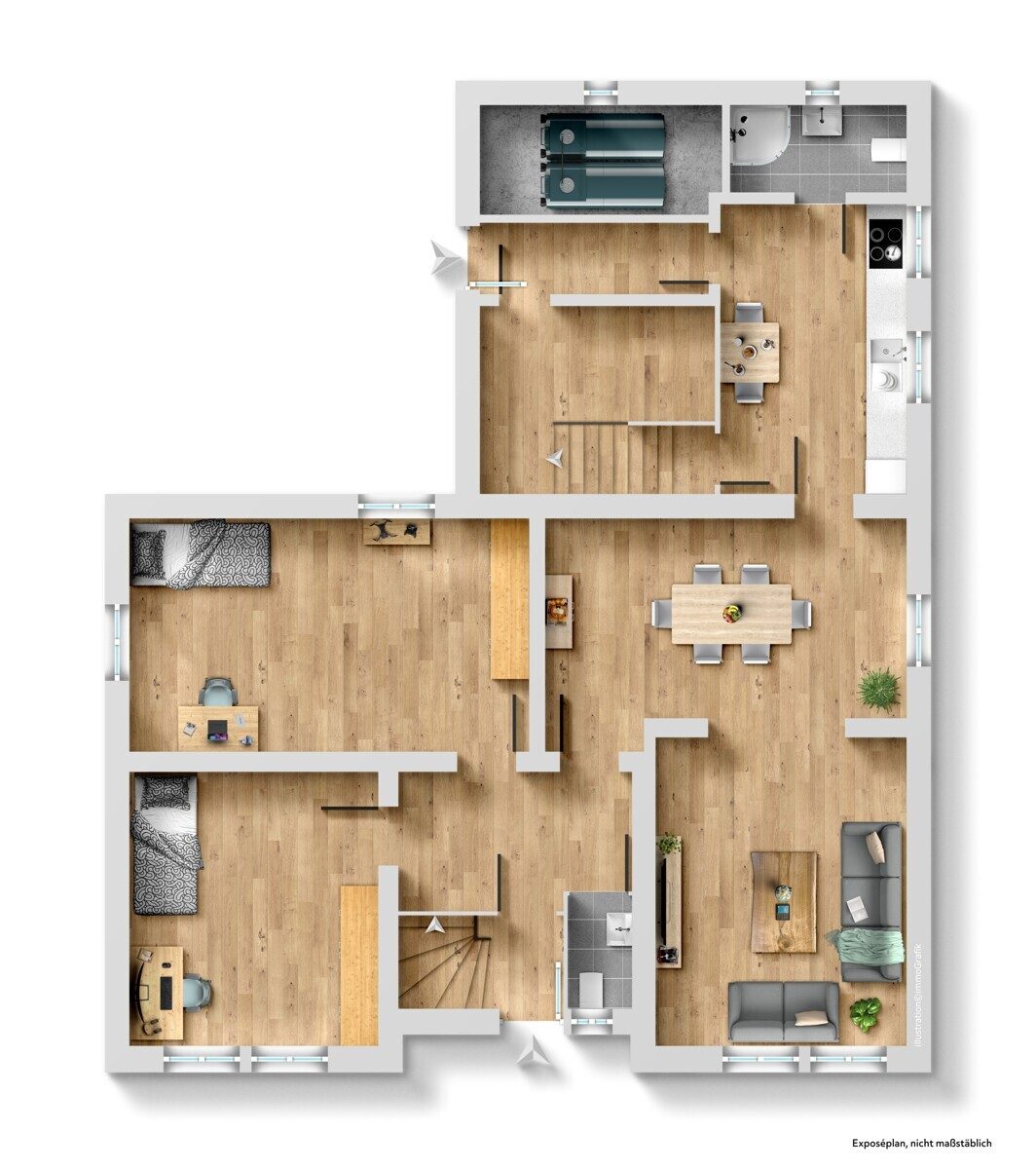 Immobilienangebot - Münster - Wohnen & Gewerbe - Exklusives Wohnen zwischen
Urbanität und Natur!