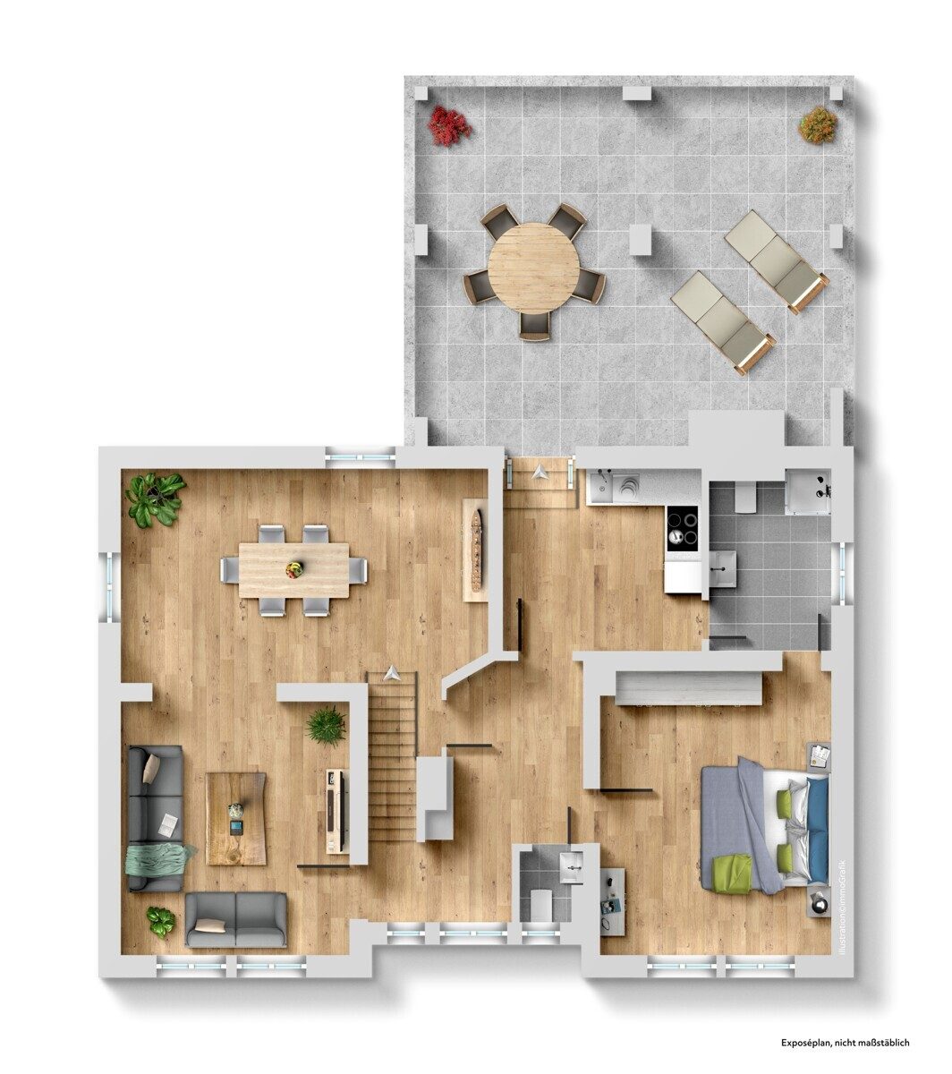 Immobilienangebot - Münster - Wohnen & Gewerbe - Exklusives Wohnen zwischen
Urbanität und Natur!
