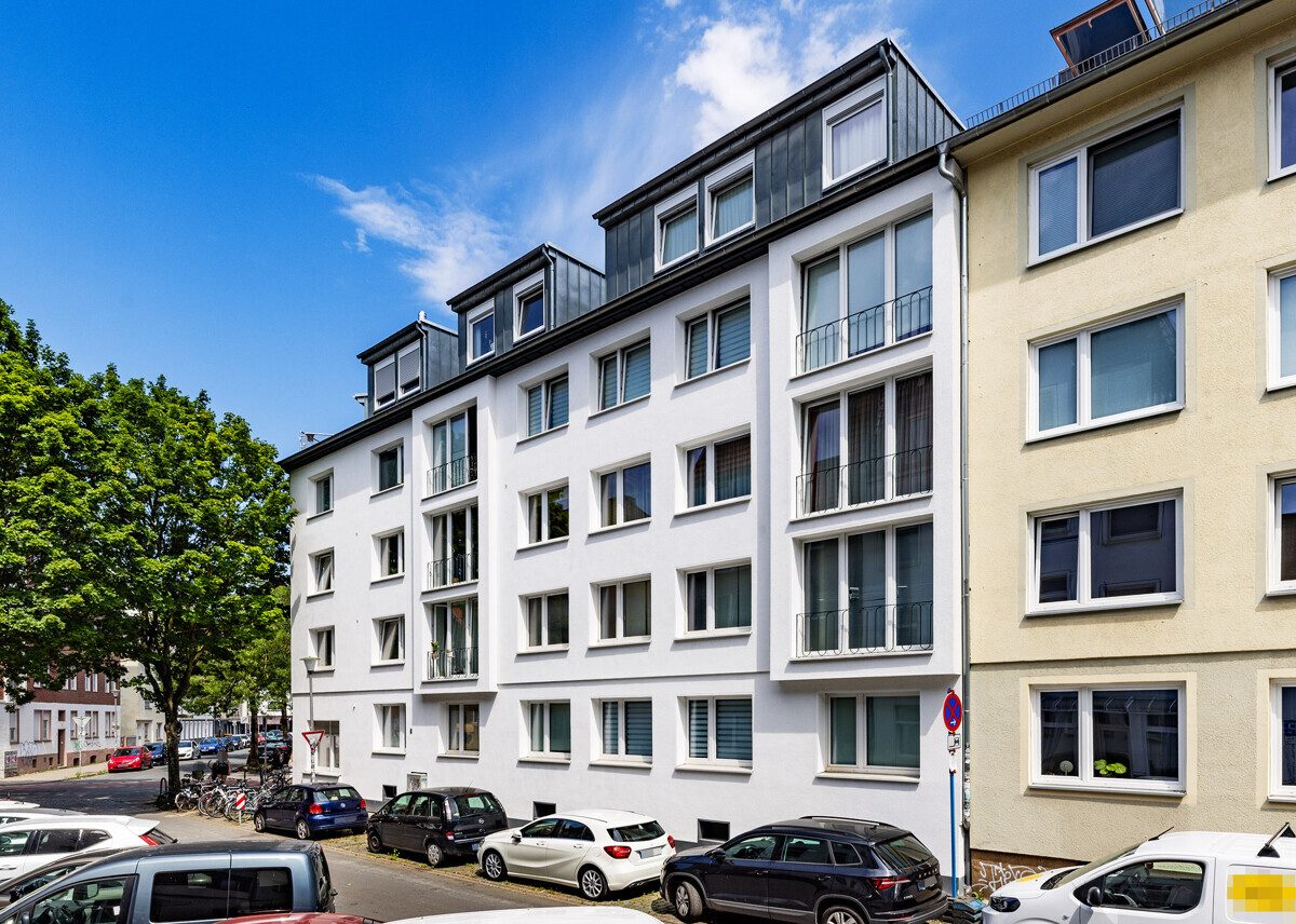 Außenansicht Immobilienangebot - Münster - Wohnen & Gewerbe - Lichtdurchflutetes Eigenheim im Hafenviertel von Münster!