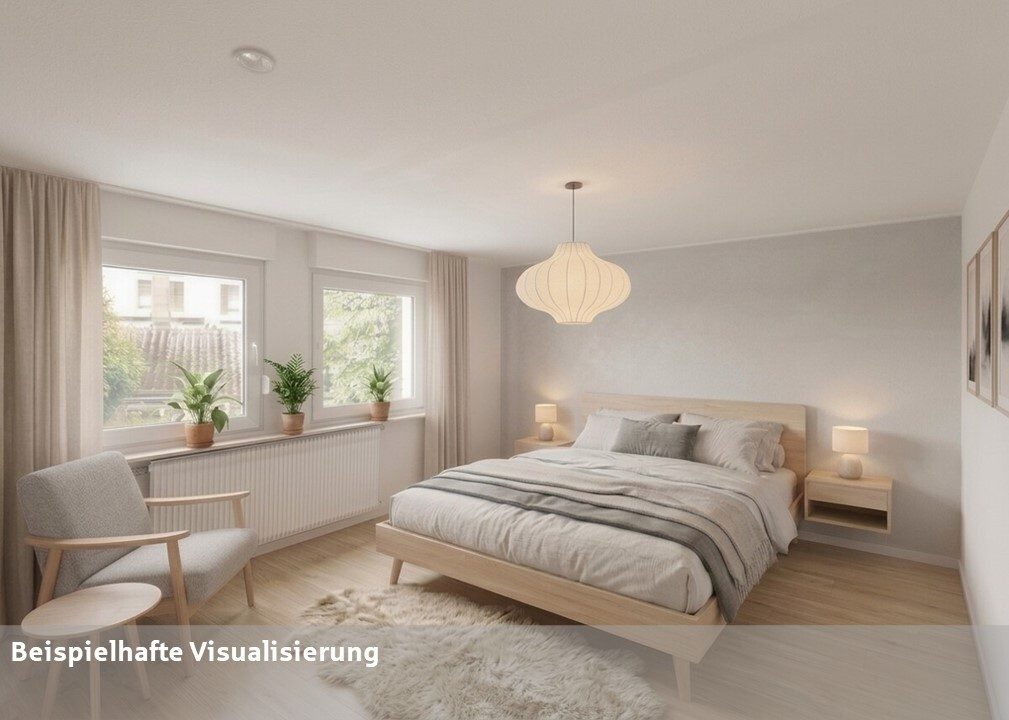 Schlafzimmer (OG) Immobilienangebot - Beckum - Wohnen & Gewerbe - Sanierungsbedürftiges Einfamilienhaus direkt in der Innenstadt!