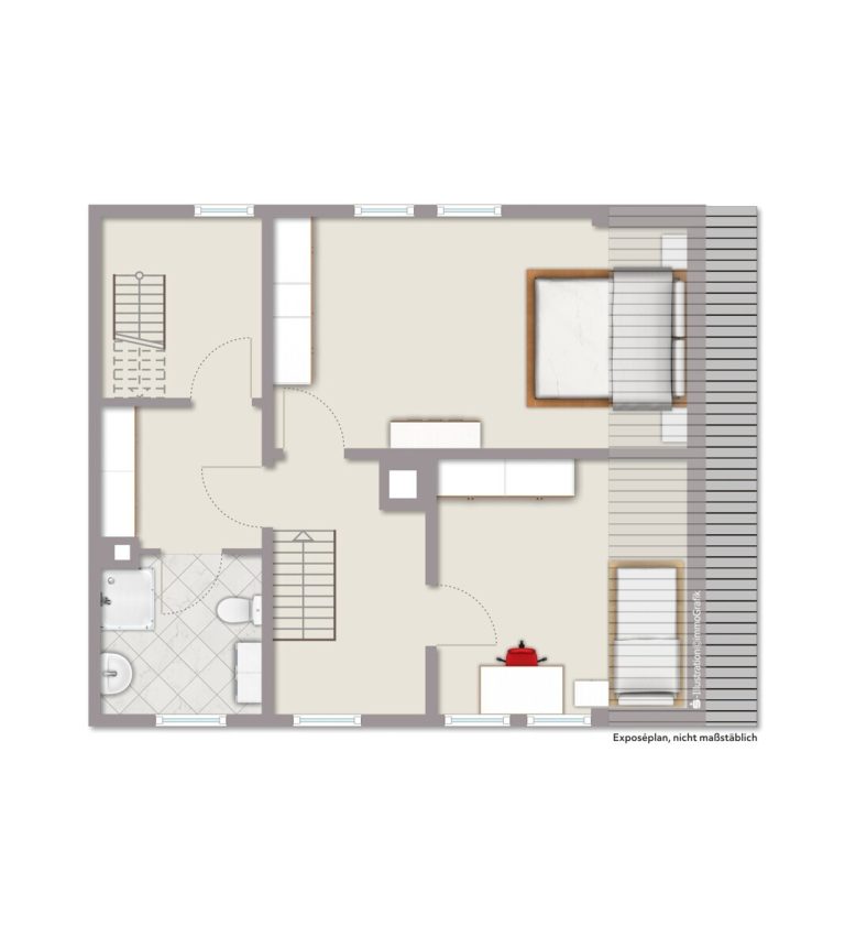 Immobilienangebot - Beckum - Wohnen & Gewerbe - Sanierungsbedürftiges Einfamilienhaus direkt in der Innenstadt!