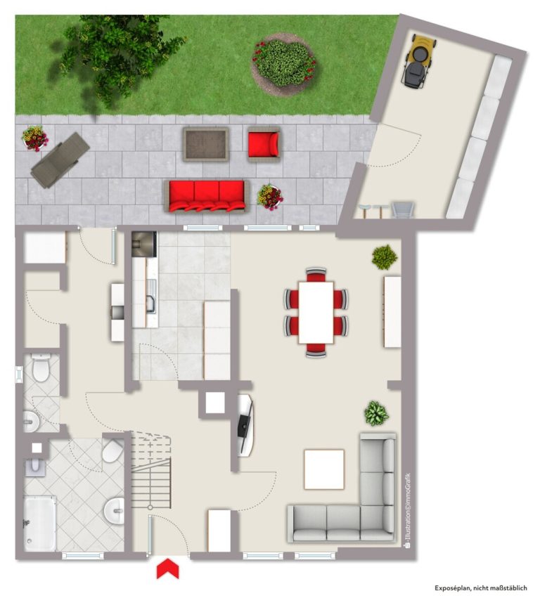 Immobilienangebot - Beckum - Wohnen & Gewerbe - Sanierungsbedürftiges Einfamilienhaus direkt in der Innenstadt!