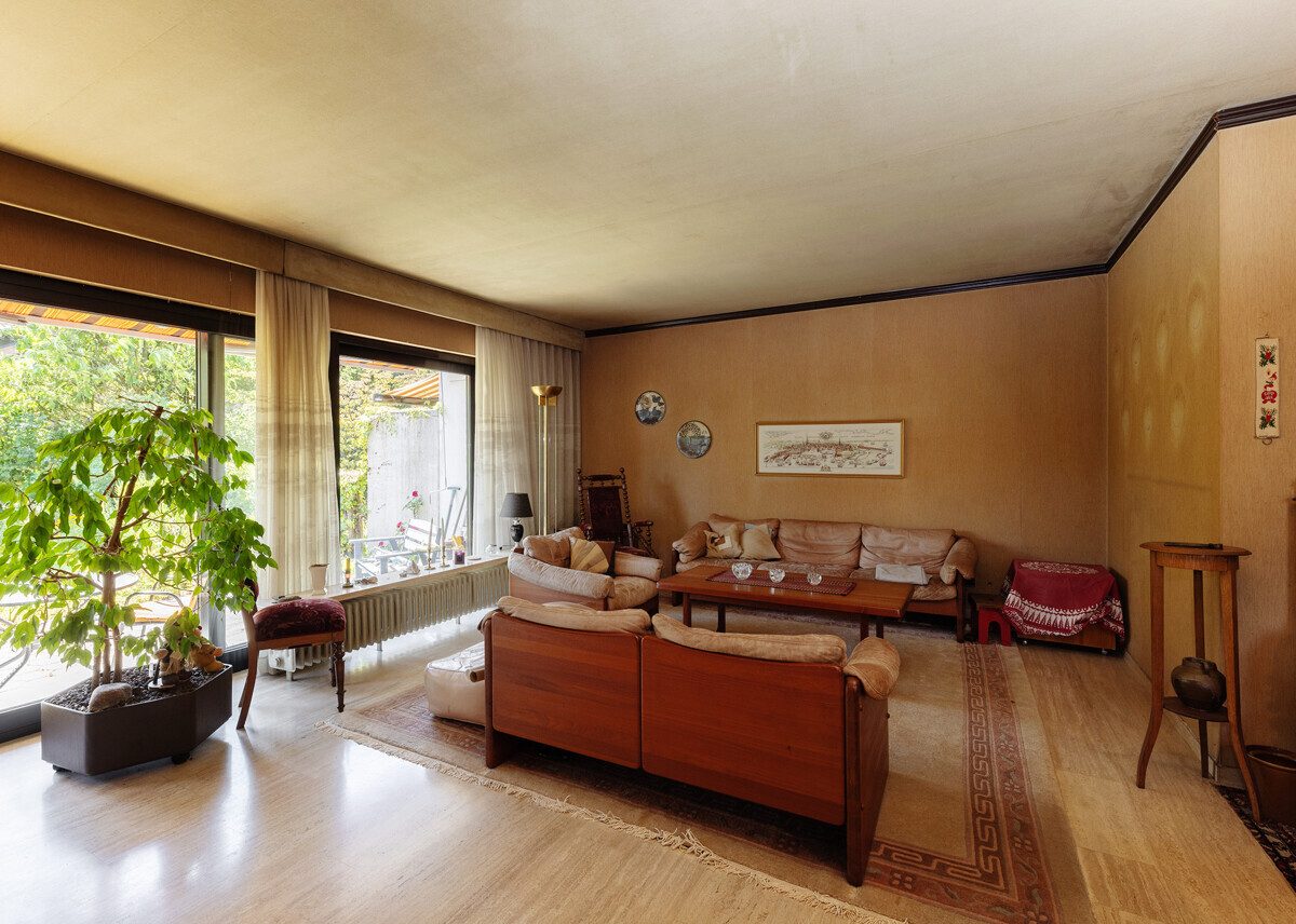 Wohnzimmer Immobilienangebot - Münster - Wohnen & Gewerbe - Besonderes Reihenendhaus in Süd-Ausrichtung!
