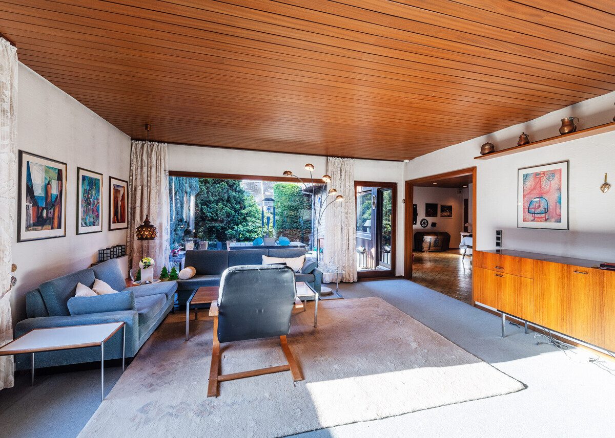 Wohnzimmer Immobilienangebot - Münster - Wohnen & Gewerbe - Gestalten Sie Ihren ebenerdigen Wohntraum! (Erbbaurecht)