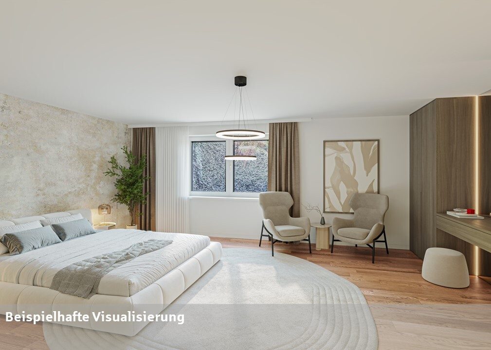 Schlafzimmer 3 Immobilienangebot - Münster - Wohnen & Gewerbe - Gestalten Sie Ihren ebenerdigen Wohntraum! (Erbbaurecht)